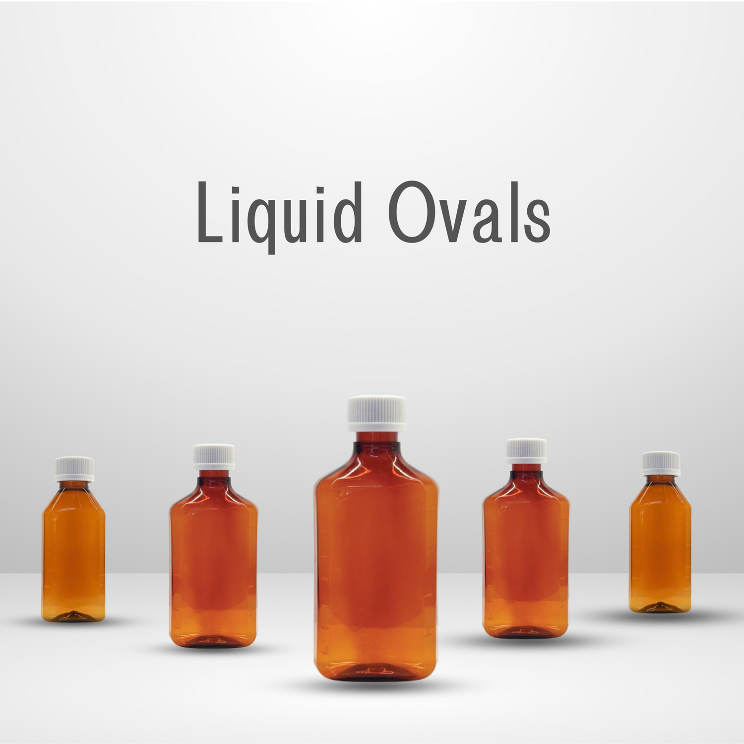 A-SERIES Amber Liquid Bottles w/ CR Cap