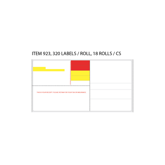 923 Thermal Label