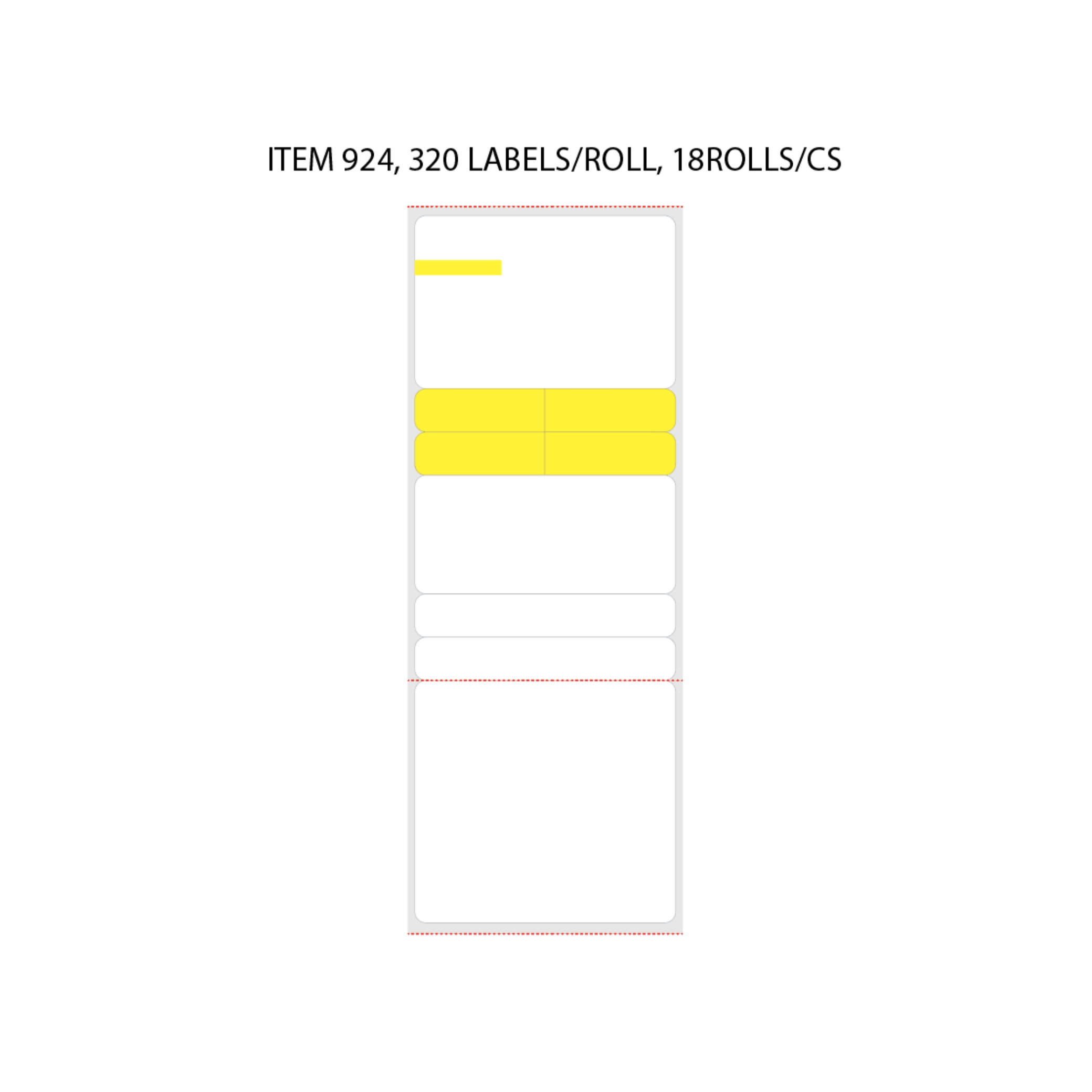 924 Thermal Labels 320/Roll Removable Adhesive | Pharmacy | TheVialGuy ...